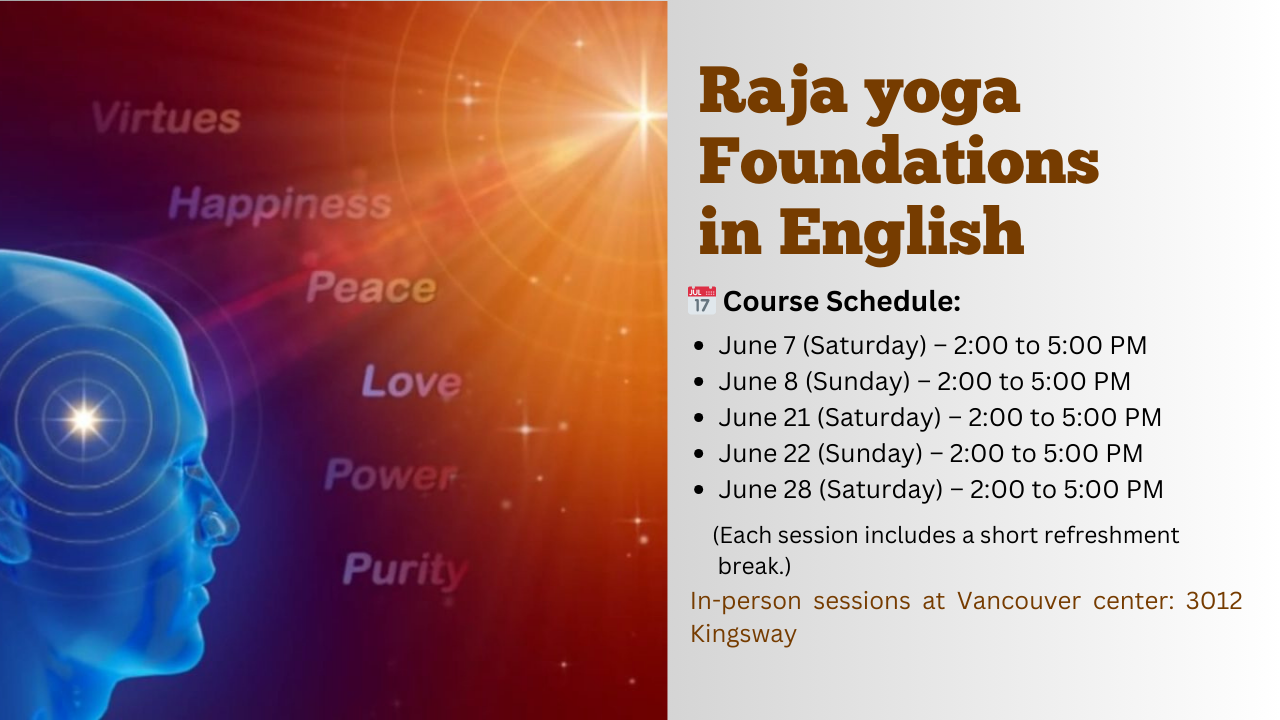 Rajyoga Meditation Crash Course English 7Jun25